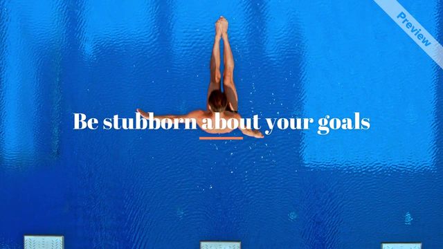Motivational Monday | Be Stubborn Video Template