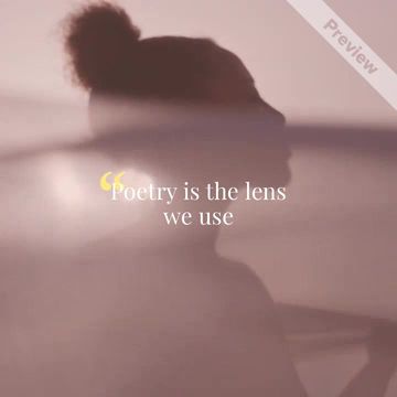 Black Poetry Day Video Template