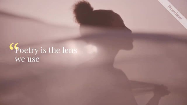 Black Poetry Day Video Template