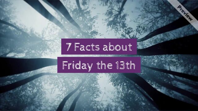 Friday the 13th #4 Video Template
