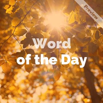 Word of the Day | Susurrus Video Template