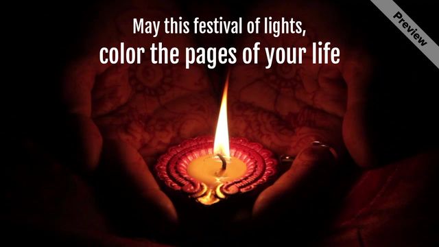 Happy Diwali Video Template