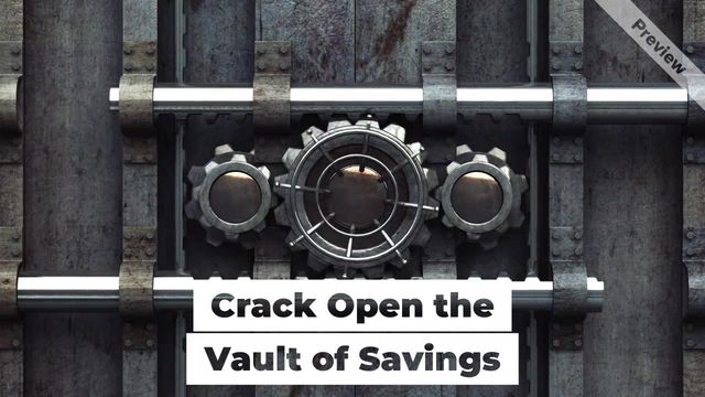 Unlock Savings | Sales   Video Template
