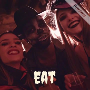 Eat, Drink, Be Scary Greeting | Halloween Video Template