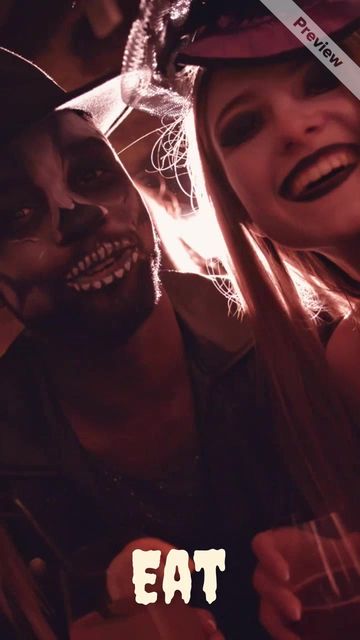 Eat, Drink, Be Scary Greeting | Halloween Video Template