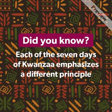 Start of Kwanzaa Video Template