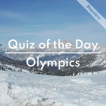 Olympics Trivia | Quiz of the Day Video Template