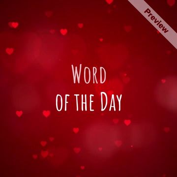Twitterpated | Word of the Day Video Template