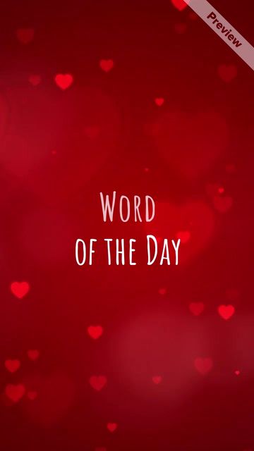 Twitterpated | Word of the Day Video Template