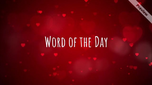 Twitterpated | Word of the Day Video Template