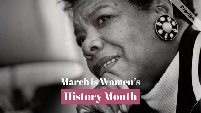 Women's History Month Video Template