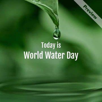 World Water Day | Mar 22 Video Template