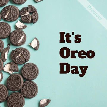 Oreo Day Video Template