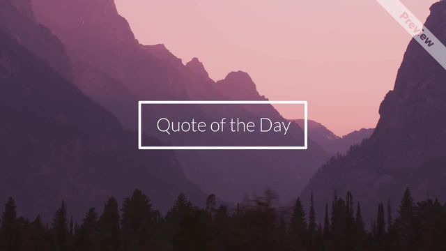 Your Response Matters | Quote of the Day Video Template