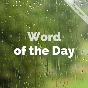 Petrichor | Word of the Day Video Template