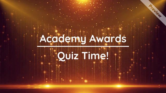Quiz | Academy Awards Video Template