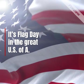 Flag Day | Jun 14 Video Template