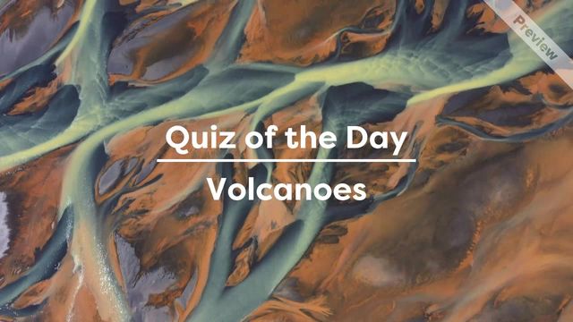 Volcanoes | Quiz of the Day Video Template