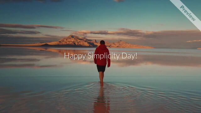 VW Simplicity Day  Video Template