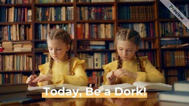 Be a Dork Day | Jul 15  Video Template