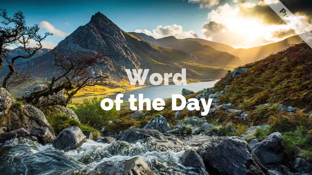 Eunoia| Word of the Day Video Template