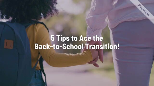 Back-to-School Tips #3 Video Template