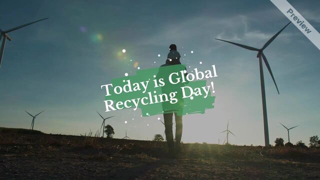 It's Recycling Day Video Template