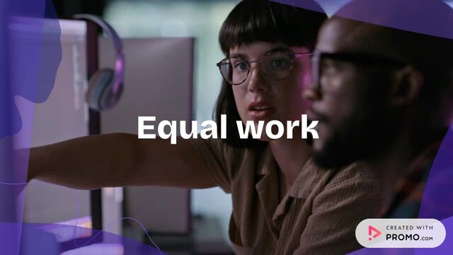 Equal Work, Equal Pay Video Template