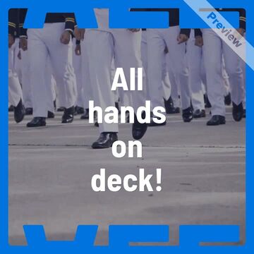 Navy Day: All Hands on Deck! Video Template