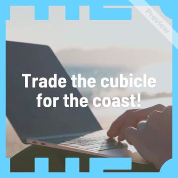 Digital Nomad Friday: Escape the Office Video Template