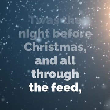 Twas the Night Before' Sale! Video Template