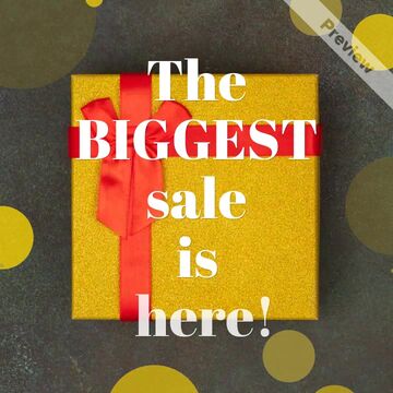 Boxing Day / HUGE End-of-Year Clearance! Video Template