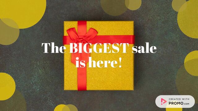 Boxing Day / HUGE End-of-Year Clearance! Video Template