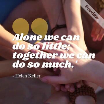 Quote of the Day: Togetherness Video Template