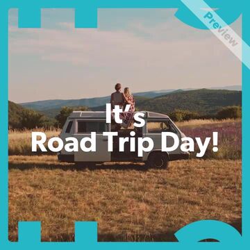 National Road Trip Day Video Template