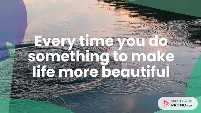 Make Life Beautiful Video Template