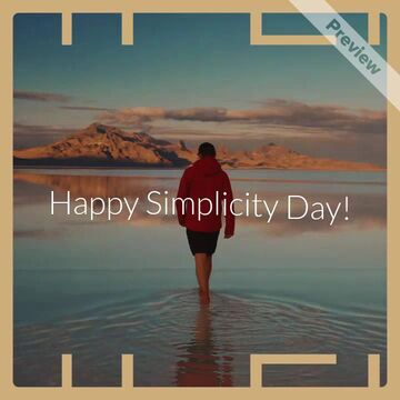 Simplicity Day